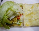 簡単！ぎゅっとサンド☆小松菜ハンバーグ作り方5写真