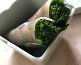 春のおつまみに簡単菜の花の生ハムロール作り方1写真