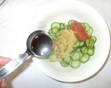 生姜きゅうりの梅肉あえ♪簡単にんにく風味作り方5写真