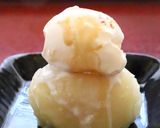 じゃが芋の塩(醤油)アイスクリーム載せ作り方2写真