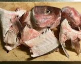雑な男料理：鯛のアラの甘辛煮！！作り方1写真
