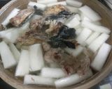 船場汁（せんばじる）ブリの頭を代用作り方18写真