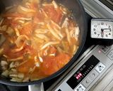 トマトでナスとチキンの煮込み。チーズのせ作り方16写真