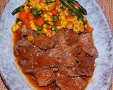 牛肉の生姜焼き☆早稲田ランチ１９９３作り方6写真