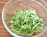 水菜とわかめのナムル【作り置き】作り方1写真