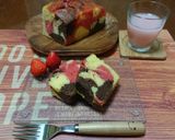 チョコと苺の３色マーブルパウンドケーキ作り方23写真