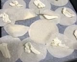 クリームチーズとあんこ 餃子の簡単おやつ作り方1写真
