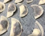 クリームチーズとあんこ 餃子の簡単おやつ作り方3写真