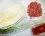 キムチ肉団子鍋♪簡単レンジで作り方1写真