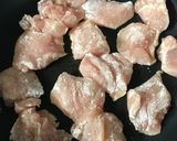鶏むね肉のオイマヨ炒め作り方2写真
