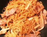 1食159 円豚肉とエリンギの焼きそば作り方4写真