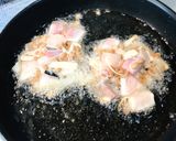 楽チンおつまみ☆ブリと納豆のかき揚げ作り方4写真