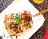 楽チンおつまみ☆ブリと納豆のかき揚げ作り方6写真