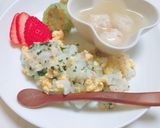 【離乳食 後期】レンジでふわふわ炒り卵作り方7写真