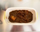 残ったカレー、スプーンで食べるカレーパン作り方1写真