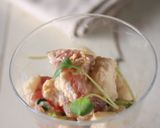鮪と長芋の、クリームチーズわさび醤油和え作り方4写真