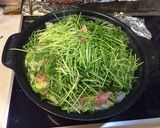 豚肉と豆苗と白菜の酒蒸し作り方2写真