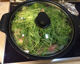 豚肉と豆苗と白菜の酒蒸し作り方3写真