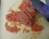 たけのこと明太子のクリームパスタ作り方2写真
