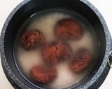 卓上釜飯☆栗の渋皮煮で手軽に栗ご飯作り方1写真