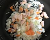 見た目ふわふわオムライス作り方1写真