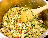 ♡離乳食11カ月♡鶏肉と舞茸の豆乳鍋♡作り方5写真