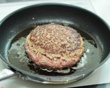 グリラーで、カマンベール丸ごとハンバーグ作り方6写真
