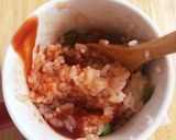 究極の時短♡マグカップで半熟オムライス作り方1写真