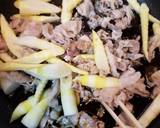 ☆細タケノコと豚肉の甘辛炒め☆作り方3写真