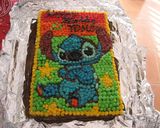 スティッチのバタークリームデコケーキ☆作り方7写真