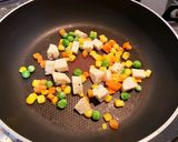 ♪ストック食材でお手軽オムライス♪作り方1写真