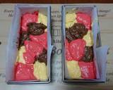 チョコと苺の３色マーブルパウンドケーキ作り方13写真