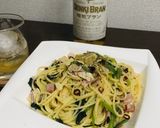 ほうれん草とベーコンのペペロンチーノ作り方22写真