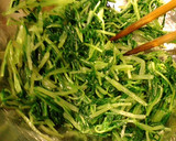水菜と豚しゃぶのごまだれがけ作り方2写真