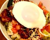 唐揚げリメイク!めんつゆで簡単唐揚げ丼★作り方5写真