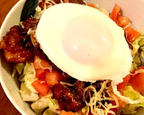 唐揚げリメイク！めんつゆで簡単唐揚げ丼★作り方5写真