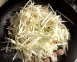 カット野菜で！ナポリタン風焼きそば作り方2写真