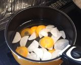 弱火で作るお雑煮～大根の葉を添えて～作り方4写真