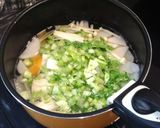 弱火で作るお雑煮～大根の葉を添えて～作り方5写真