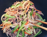 アメリカ★厚揚げとたっぷり野菜あんかけ丼作り方5写真