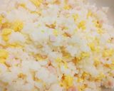 おかずおにぎり！ハムと炒り卵のおにぎり⭐作り方5写真