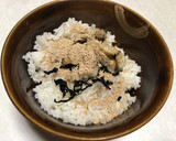 簡単冷凍あさりと乾燥わかめで作るお茶漬け作り方5写真