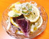 鮪のレモンマリネ作り方8写真