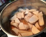 【1滴の隠し味】セレベス（里芋）の煮付け作り方5写真
