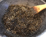 シソ風味 切り昆布と胡麻の佃煮作り方4写真