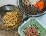 シーチキン入り炊き込みご飯作り方1写真