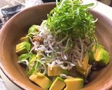 アボカド・納豆・しらす＆おろし丼作り方3写真