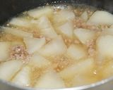 ＊聖護院大根のとろ～り挽き肉あん＊作り方4写真