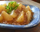 ＊聖護院大根のとろ～り挽き肉あん＊作り方6写真