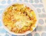 美味❗簡単‼️鶏ももと白菜の卵とじ作り方5写真